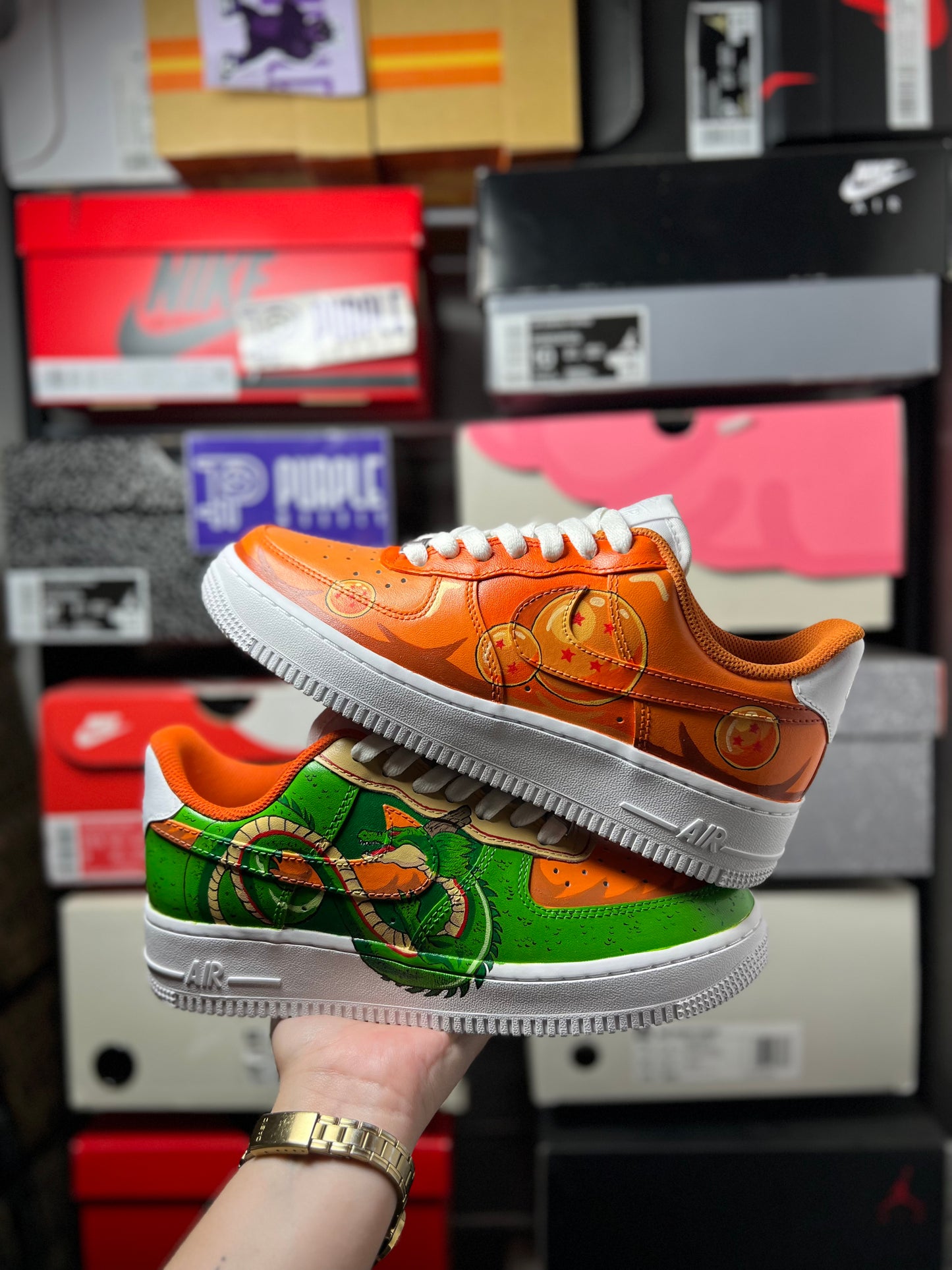 Air Force 1 Custom "Dragon Ball"