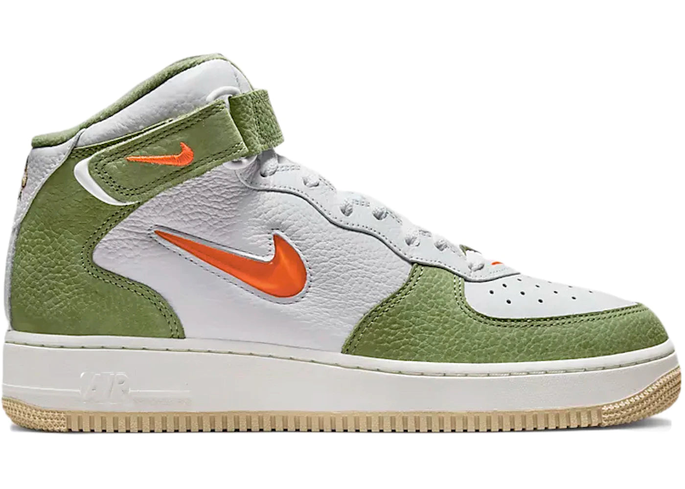 Air Force 1 Mid Jewel Oil Green